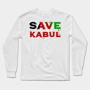 Save Kabul Long Sleeve T-Shirt